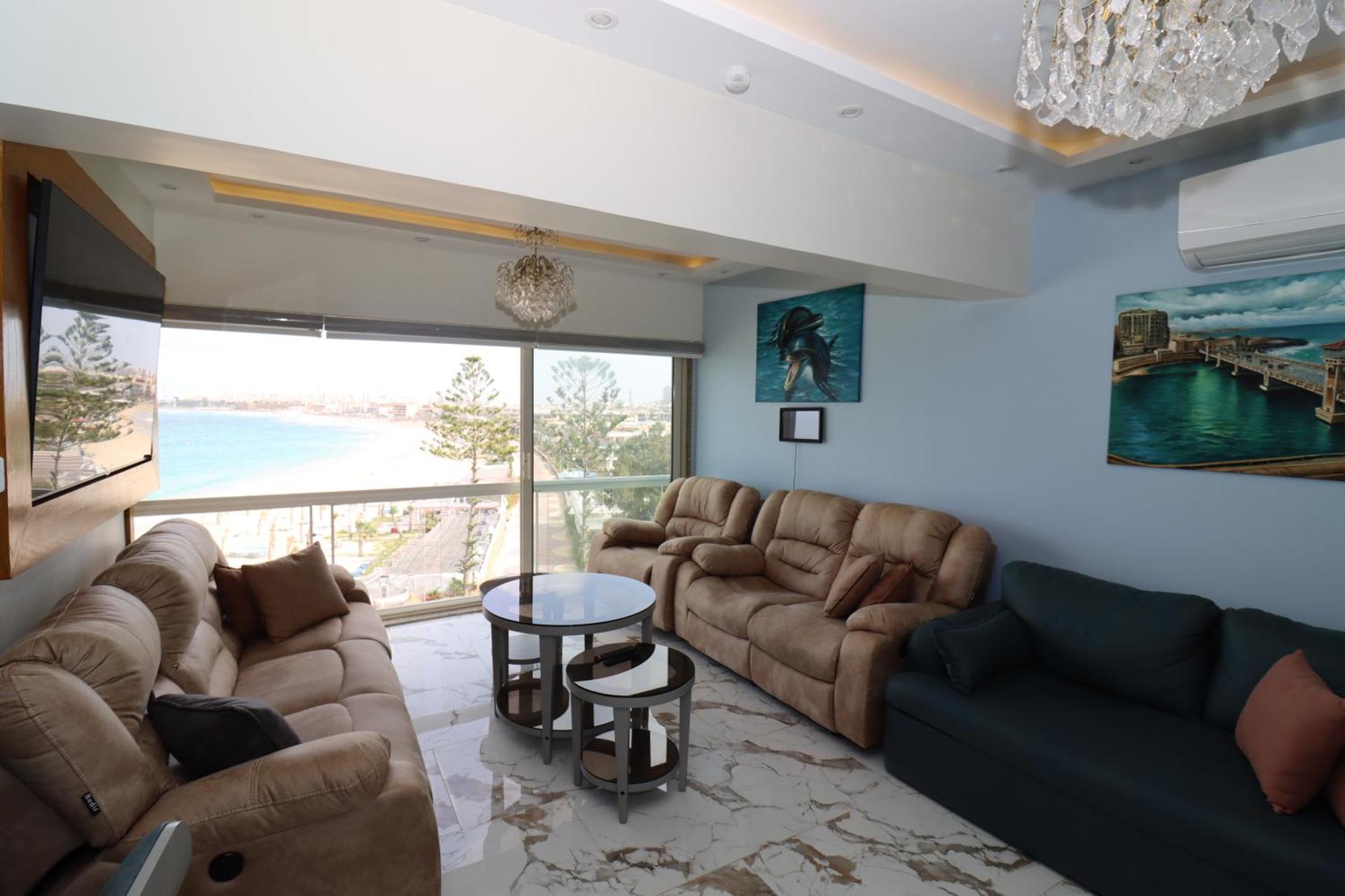 Beach Luxury Mamoura Private Beach 알렉산드리아 외부 사진